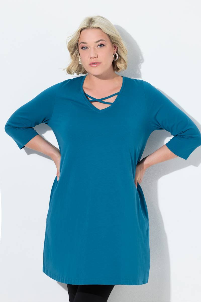 Große Größen Longshirt, Damen, blau, Größe: 42/44, Baumwolle, Ulla Popken Große Größen Longshirt, Damen, blau, Größe: 42/44, Baumwolle, Ulla Popken von Ulla Popken