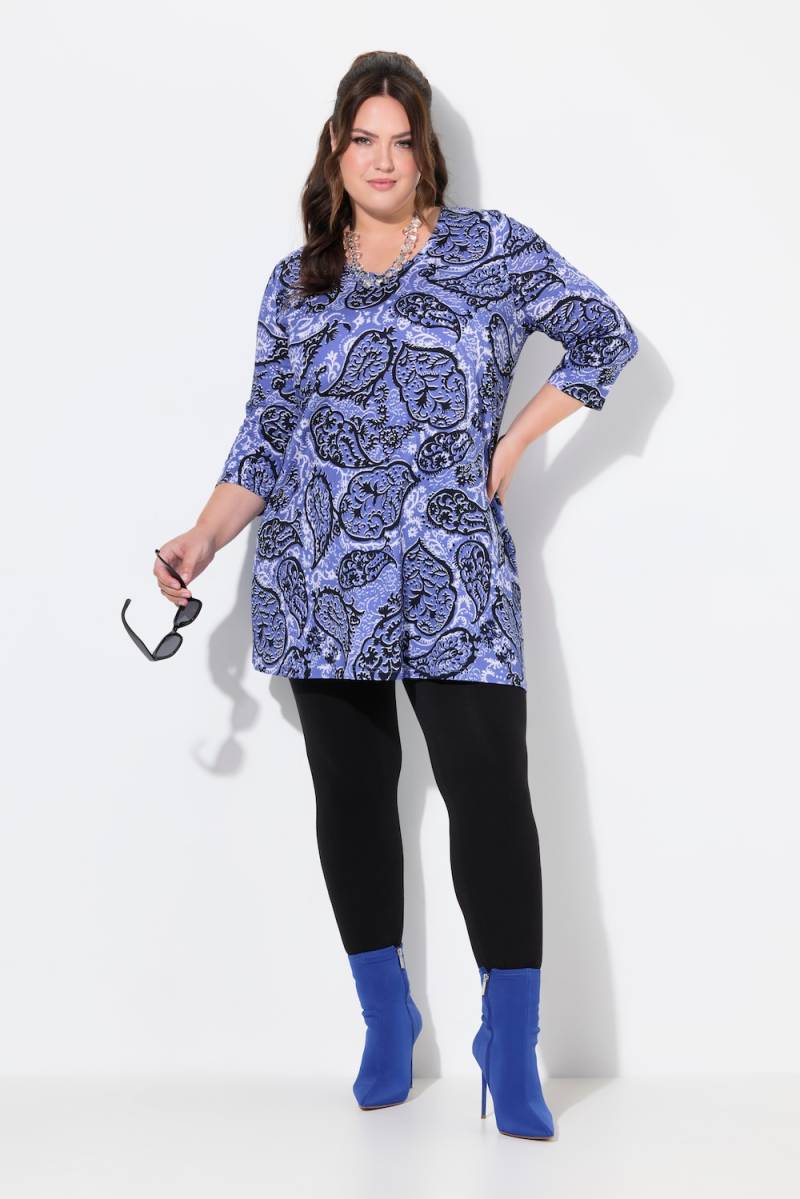 Große Größen Longshirt, Damen, blau, Größe: 62/64, Baumwolle, Ulla Popken Große Größen Longshirt, Damen, blau, Größe: 62/64, Baumwolle, Ulla Popken von Ulla Popken
