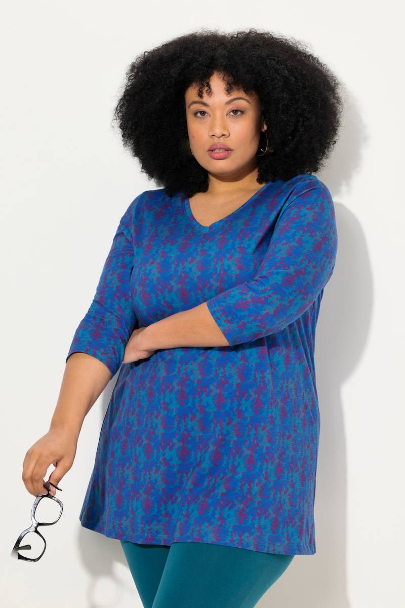 Große Größen Longshirt, Damen, blau, Größe: 66/68, Baumwolle, Ulla Popken Große Größen Longshirt, Damen, blau, Größe: 66/68, Baumwolle, Ulla Popken von Ulla Popken