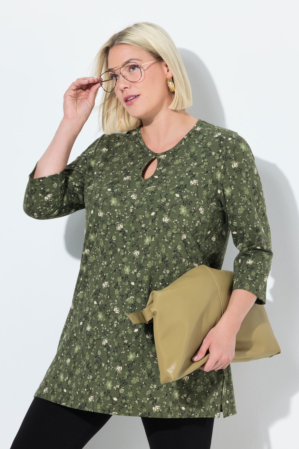 Große Größen Longshirt, Damen, braun, Größe: 42/44, Baumwolle, Ulla Popken Große Größen Longshirt, Damen, braun, Größe: 42/44, Baumwolle, Ulla Popken von Ulla Popken