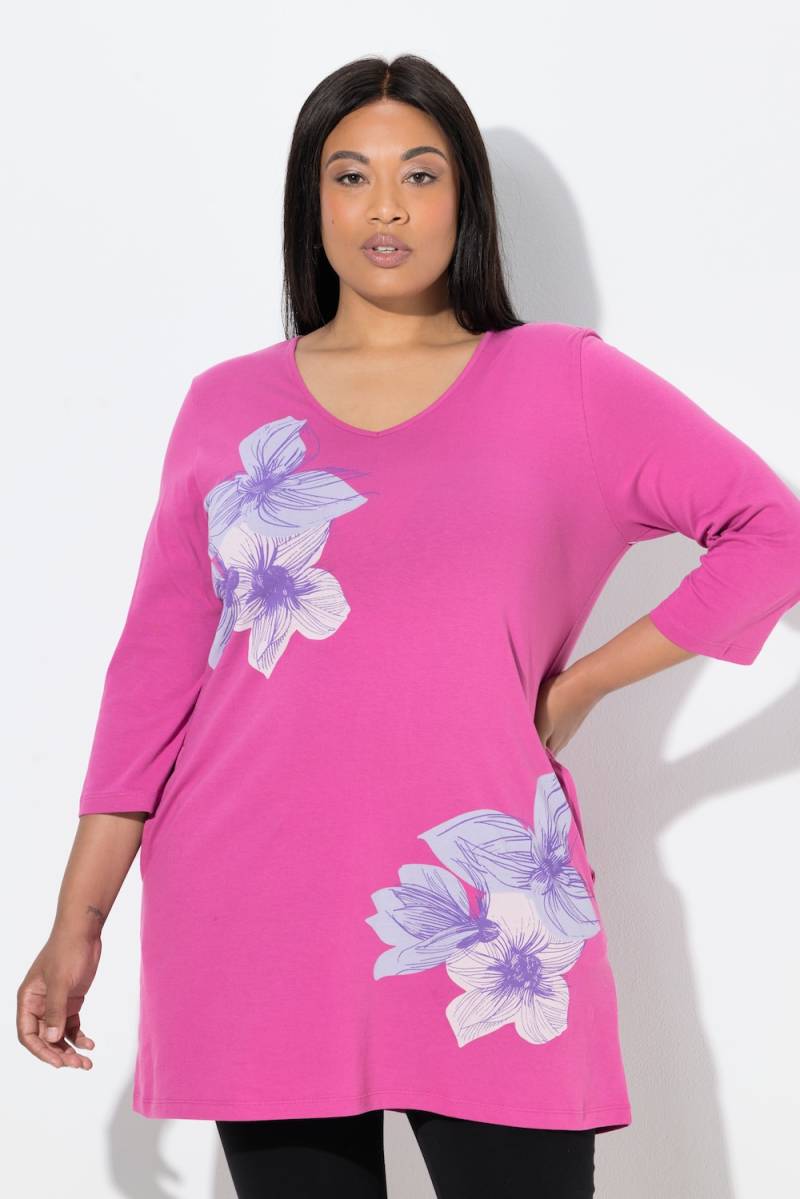 Große Größen Longshirt, Damen, rosa, Größe: 62/64, Baumwolle, Ulla Popken von Ulla Popken