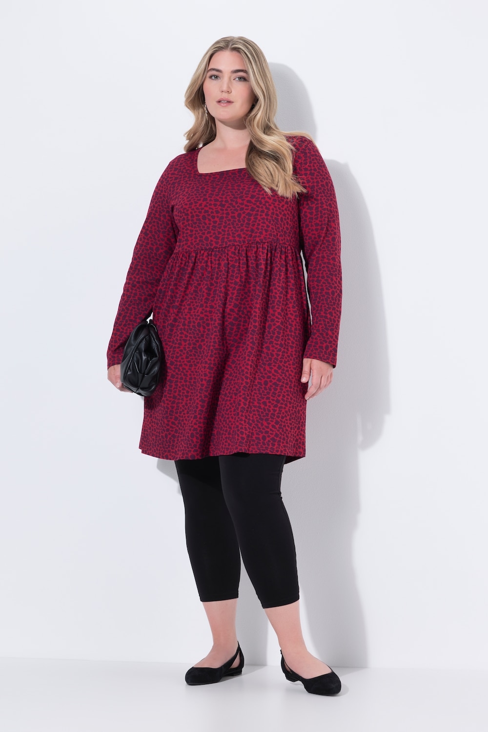 Große Größen Longshirt, Damen, rot, Größe: 58/60, Baumwolle, Ulla Popken von Ulla Popken