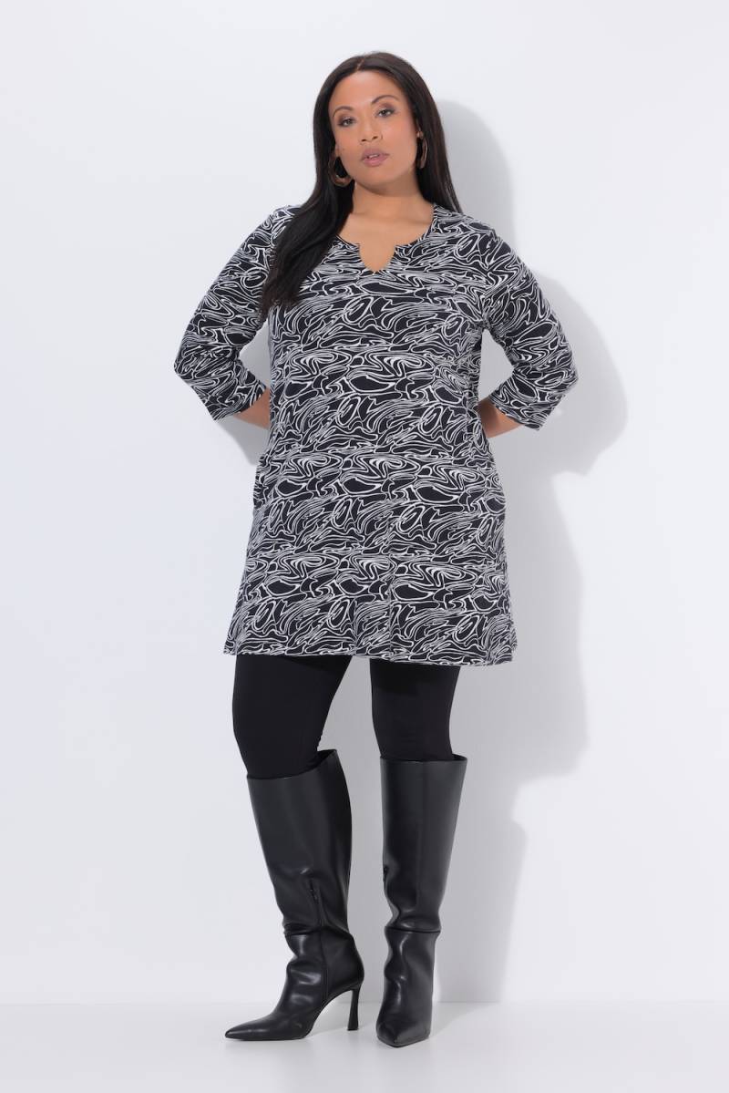 Große Größen Longshirt, Damen, schwarz, Größe: 42/44, Baumwolle, Ulla Popken von Ulla Popken