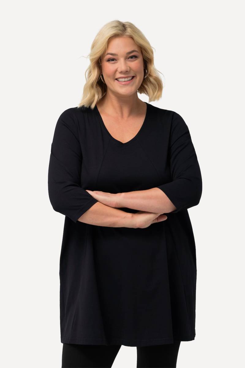 Große Größen Longshirt, Damen, schwarz, Größe: 66/68, Baumwolle, Ulla Popken Große Größen Longshirt, Damen, schwarz, Größe: 66/68, Baumwolle, Ulla Popken von Ulla Popken