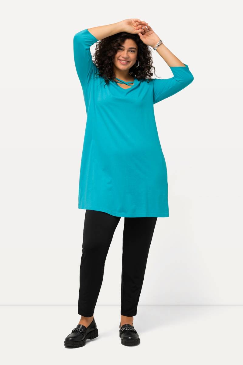 Große Größen Longshirt, Damen, türkis, Größe: 50/52, Baumwolle, Ulla Popken Große Größen Longshirt, Damen, türkis, Größe: 50/52, Baumwolle, Ulla Popken von Ulla Popken