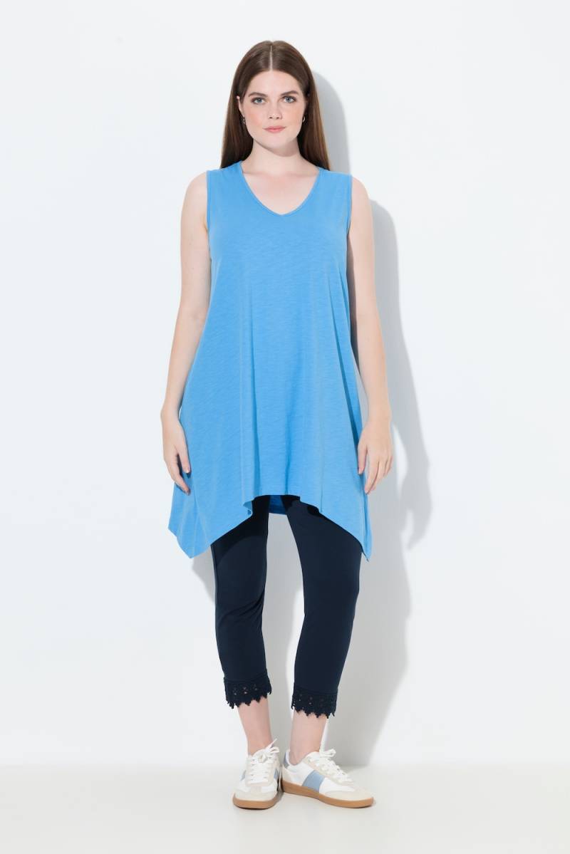 Große Größen Longtop, Damen, blau, Größe: 46/48, Baumwolle, Ulla Popken von Ulla Popken