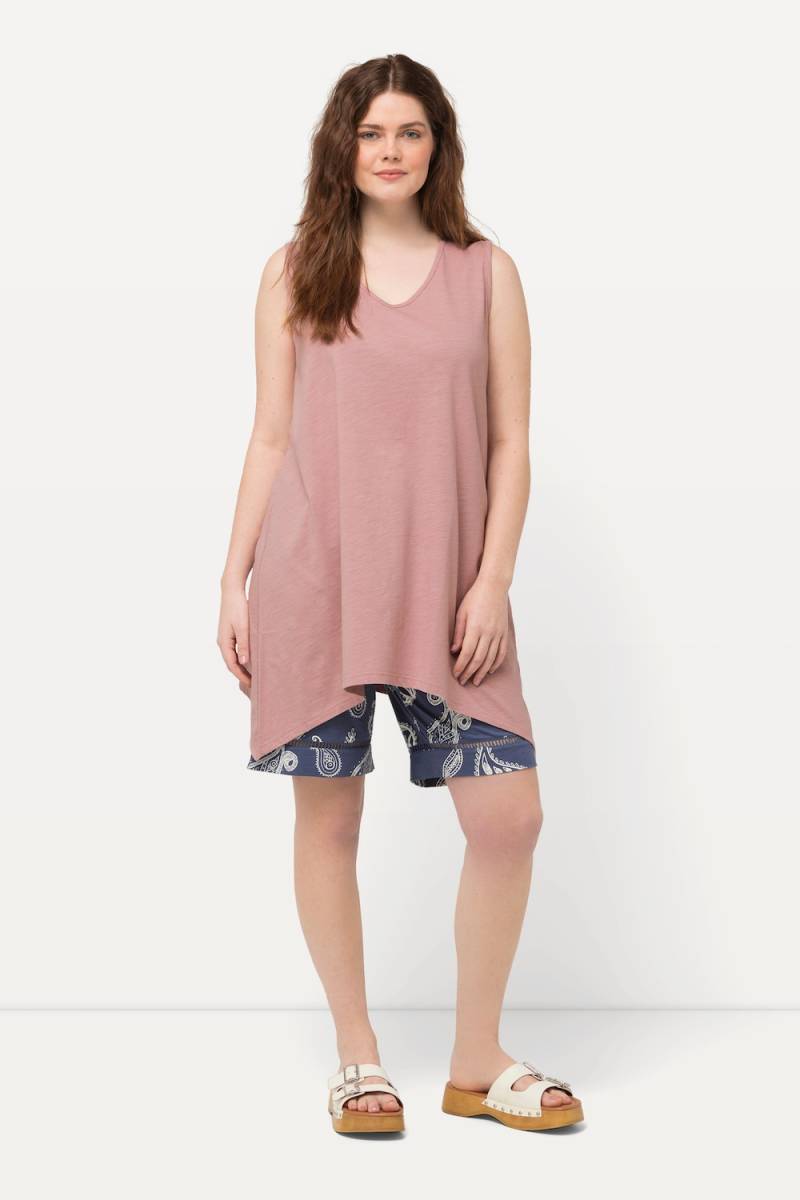 Große Größen Longtop, Damen, braun, Größe: 50/52, Baumwolle, Ulla Popken von Ulla Popken