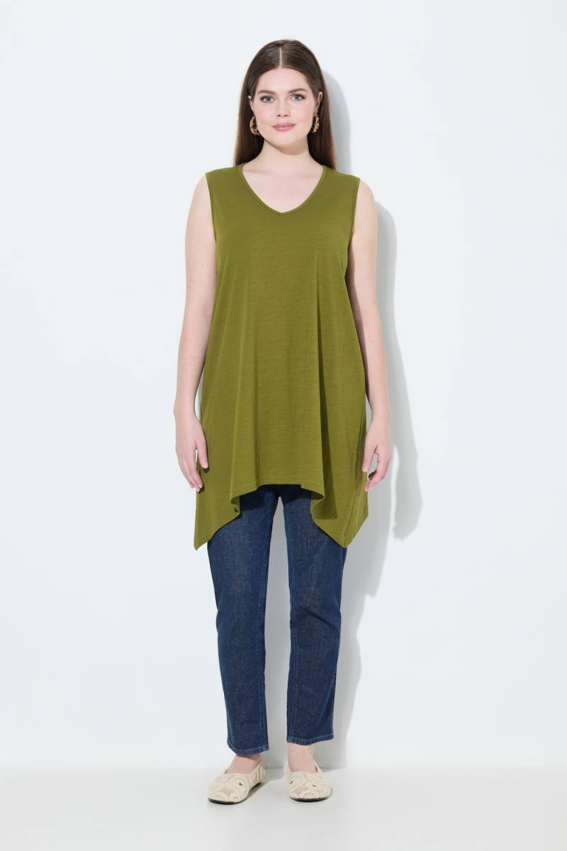 Große Größen Longtop, Damen, grün, Größe: 42/44, Baumwolle, Ulla Popken von Ulla Popken