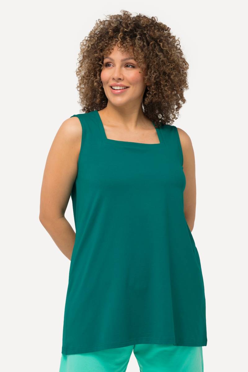 Große Größen Longtop, Damen, grün, Größe: 46/48, Baumwolle, Ulla Popken von Ulla Popken