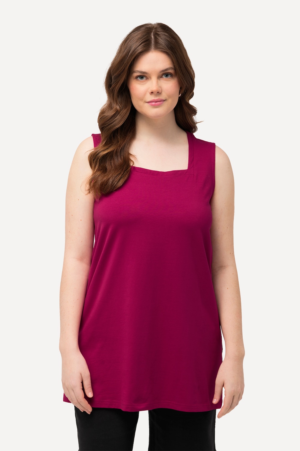 Große Größen Longtop, Damen, rosa, Größe: 62/64, Baumwolle, Ulla Popken von Ulla Popken