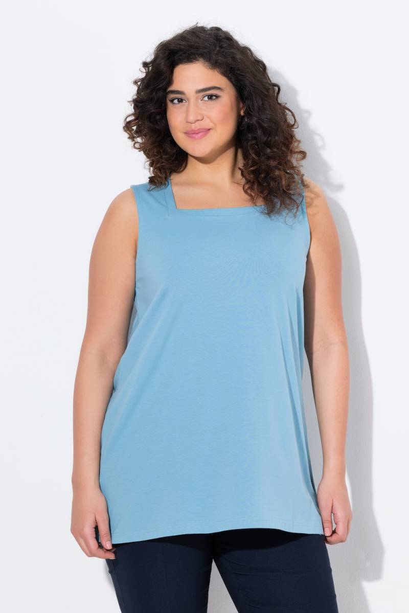 Große Größen Longtop, Damen, türkis, Größe: 42/44, Baumwolle, Ulla Popken von Ulla Popken