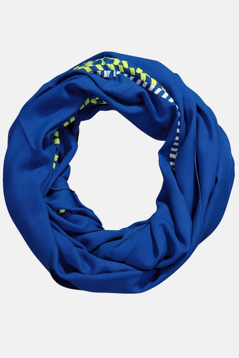 Große Größen Loop, Damen, blau, Größe: One Size, Viskose, Ulla Popken von Ulla Popken