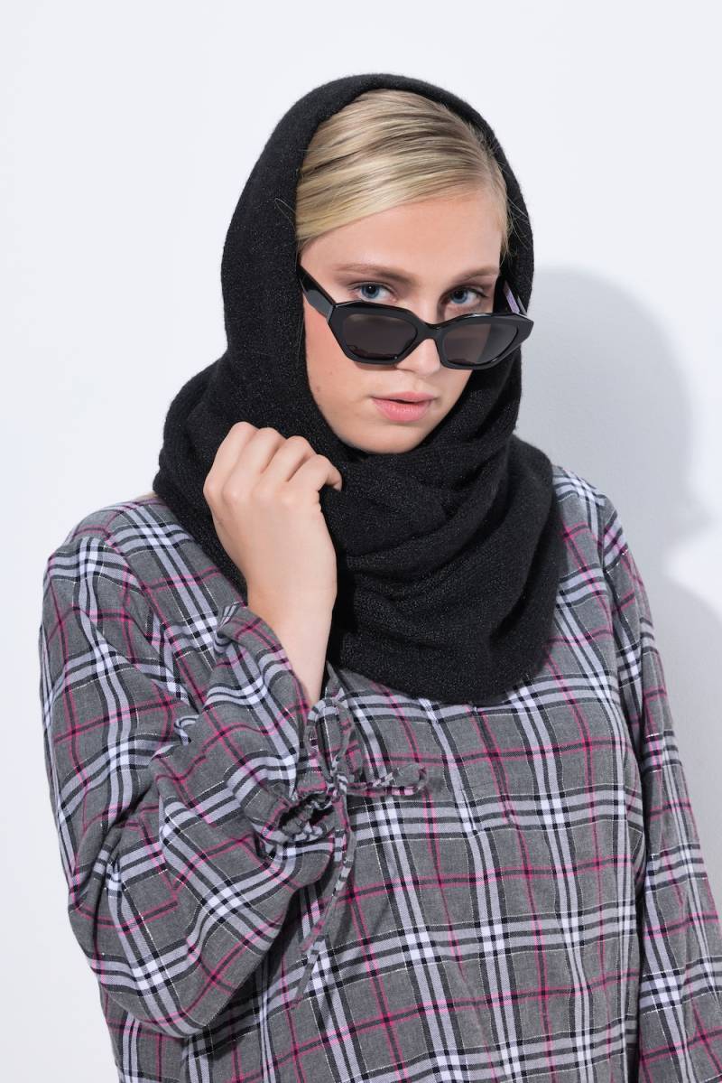 Große Größen Loop, Damen, schwarz, Größe: One Size, Polyester, Ulla Popken von Ulla Popken