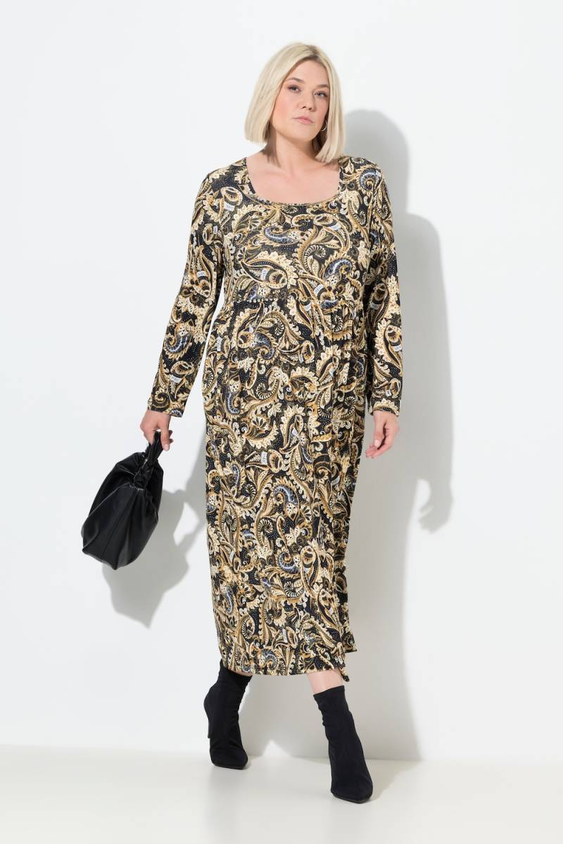 Große Größen Maxikleid, Damen, schwarz, Größe: 66/68, Polyester, Ulla Popken von Ulla Popken