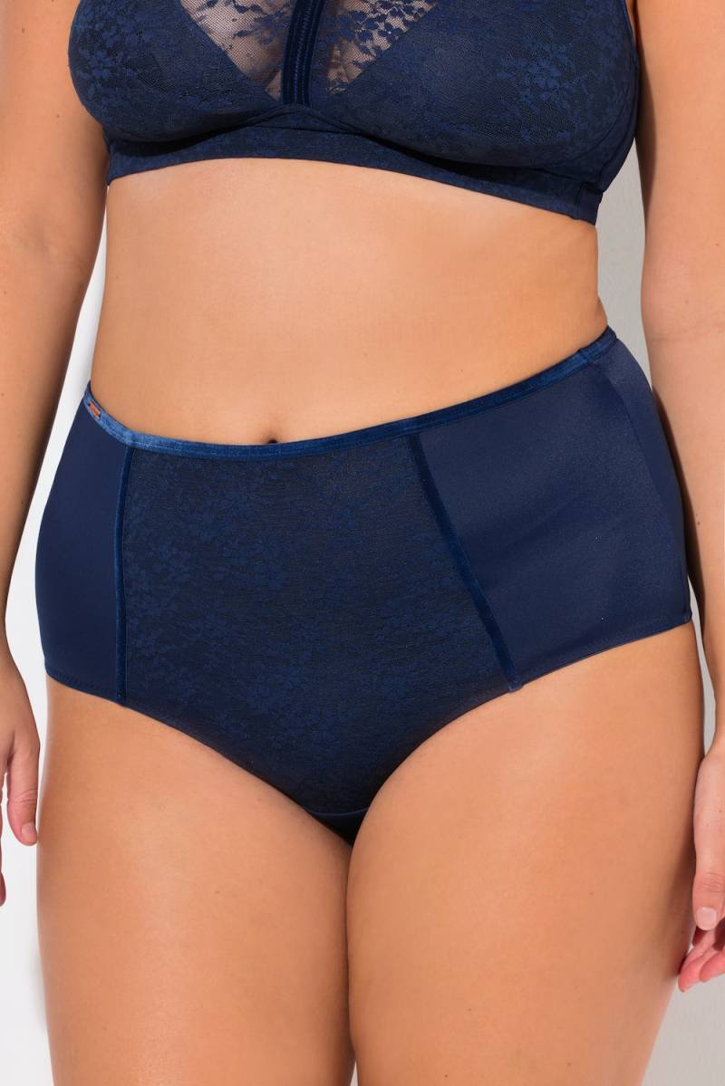 Große Größen Maxislip, Damen, blau, Größe: 42/44, Baumwolle/Synthetische Fasern/Elasthan, Ulla Popken Große Größen Maxislip, Damen, blau, Größe: 42/44, Baumwolle/Synthetische Fasern/Elasthan, Ulla Popken von Ulla Popken