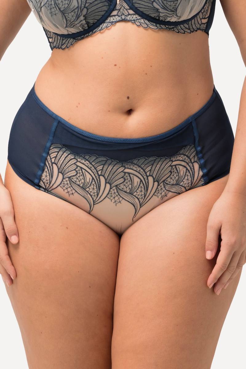 Große Größen Maxislip, Damen, blau, Größe: 58/60, Baumwolle/Synthetische Fasern/Elasthan, Ulla Popken von Ulla Popken