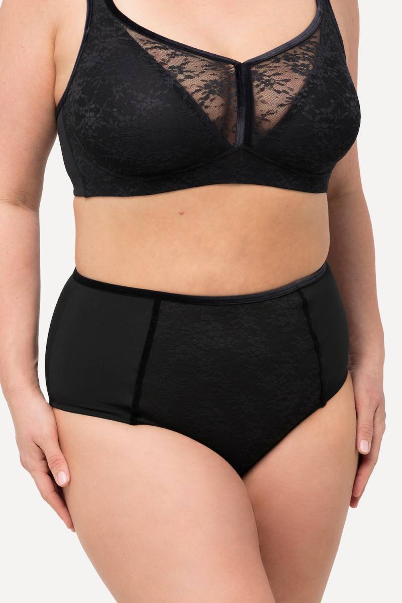 Große Größen Maxislip, Damen, schwarz, Größe: 54/56, Baumwolle/Synthetische Fasern/Elasthan, Ulla Popken Große Größen Maxislip, Damen, schwarz, Größe: 54/56, Baumwolle/Synthetische Fasern/Elasthan, Ulla Popken von Ulla Popken