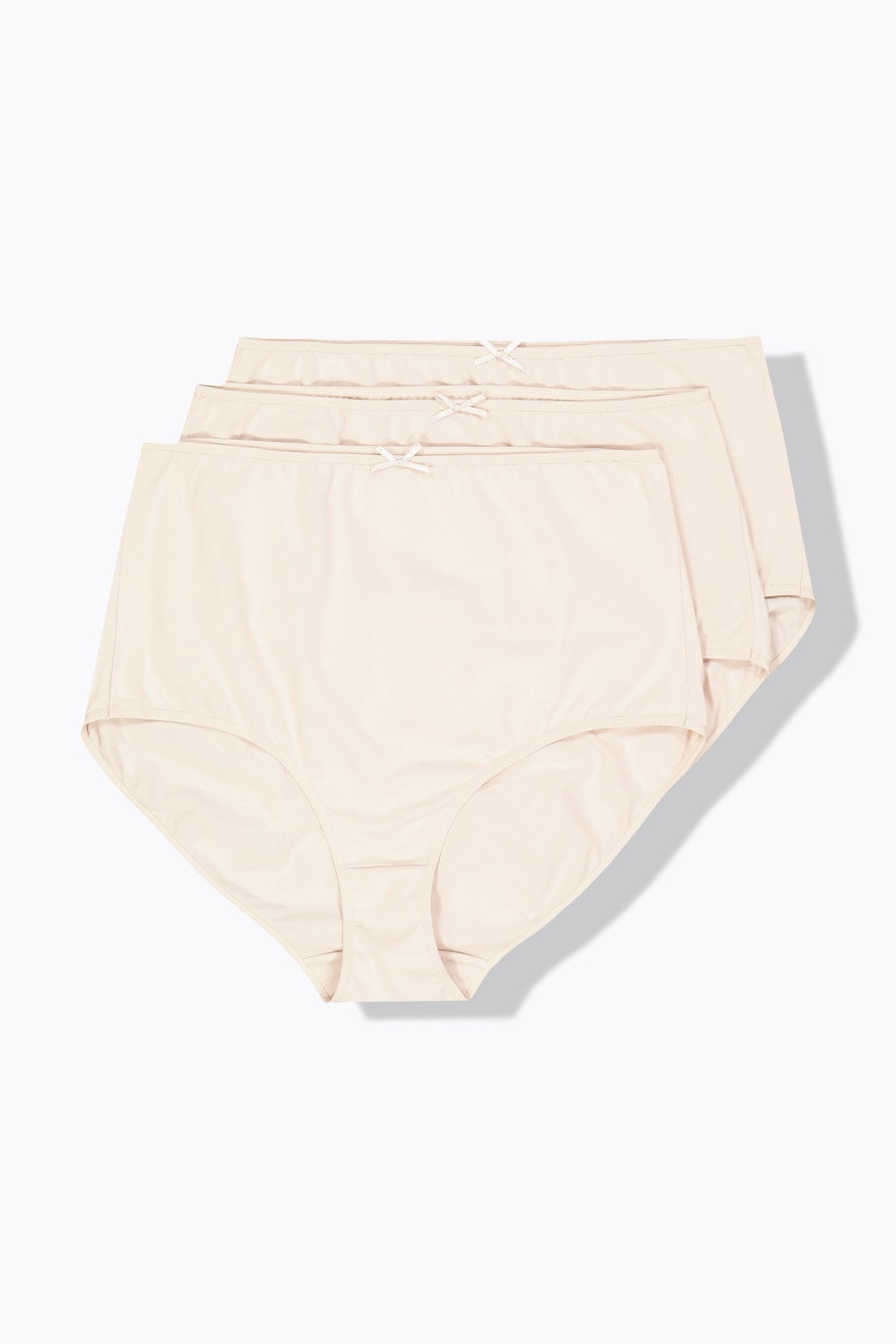 Große Größen Maxislips, Damen, beige, Größe: 46/48, Baumwolle, Ulla Popken von Ulla Popken