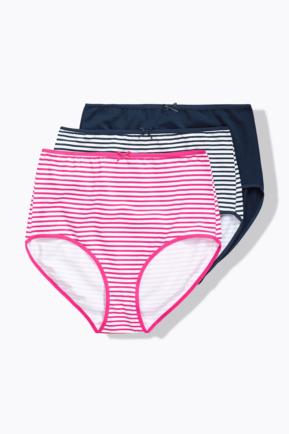 Große Größen Maxislips, Damen, blau, Größe: 46/48, Baumwolle, Ulla Popken von Ulla Popken