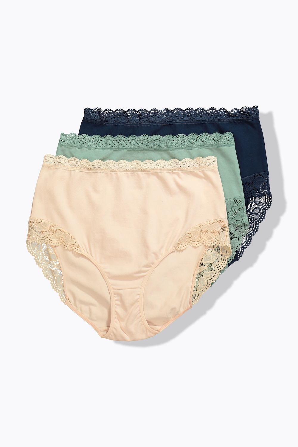 Große Größen Maxislips, Damen, orange, Größe: 42/44, Baumwolle/Synthetische Fasern/Elasthan, Ulla Popken von Ulla Popken