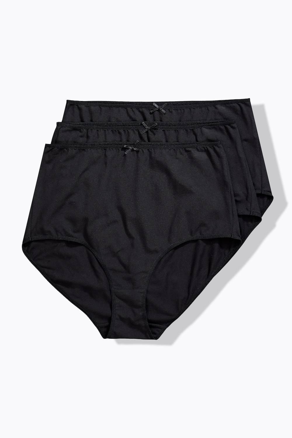Große Größen Maxislips, Damen, schwarz, Größe: 42/44, Baumwolle, Ulla Popken von Ulla Popken
