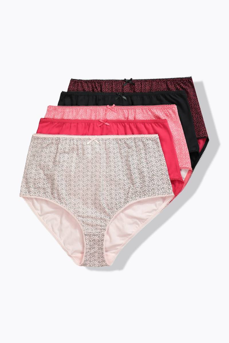 Große Größen Maxislips, Damen, schwarz, Größe: 54/56, Baumwolle, Ulla Popken von Ulla Popken