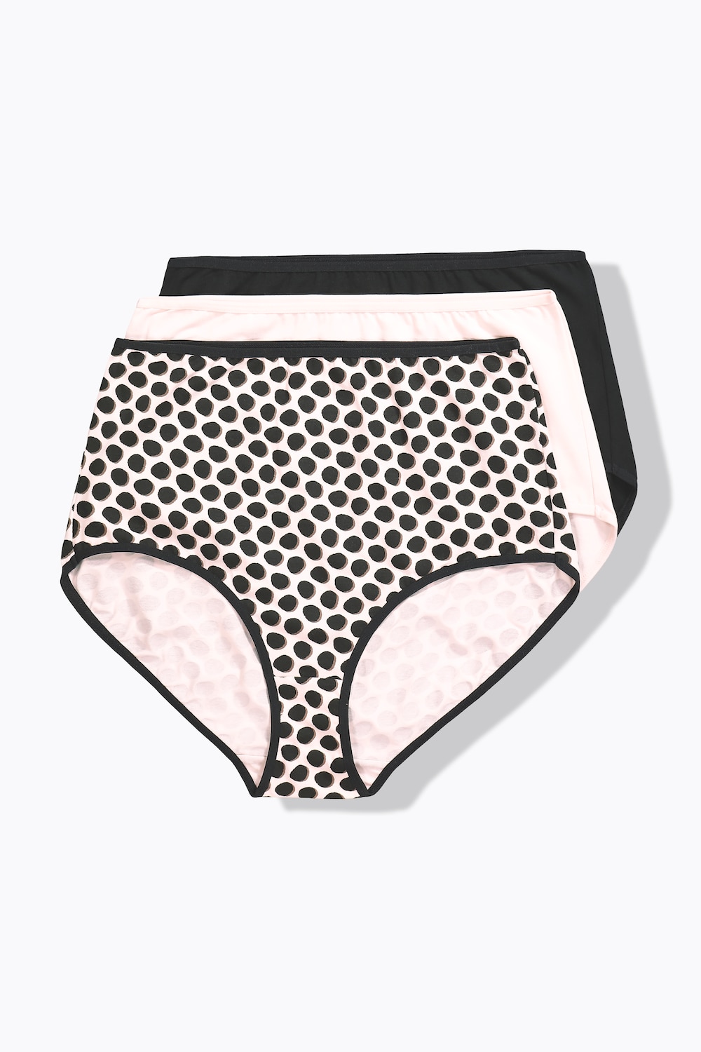 Große Größen Maxislips, Damen, schwarz, Größe: 66/68, Baumwolle, Ulla Popken von Ulla Popken