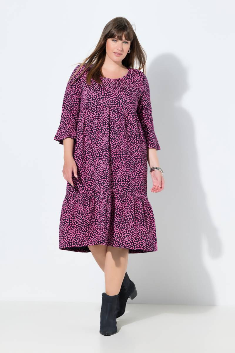 Große Größen Midikleid, Damen, blau, Größe: 42/44, Baumwolle, Ulla Popken von Ulla Popken