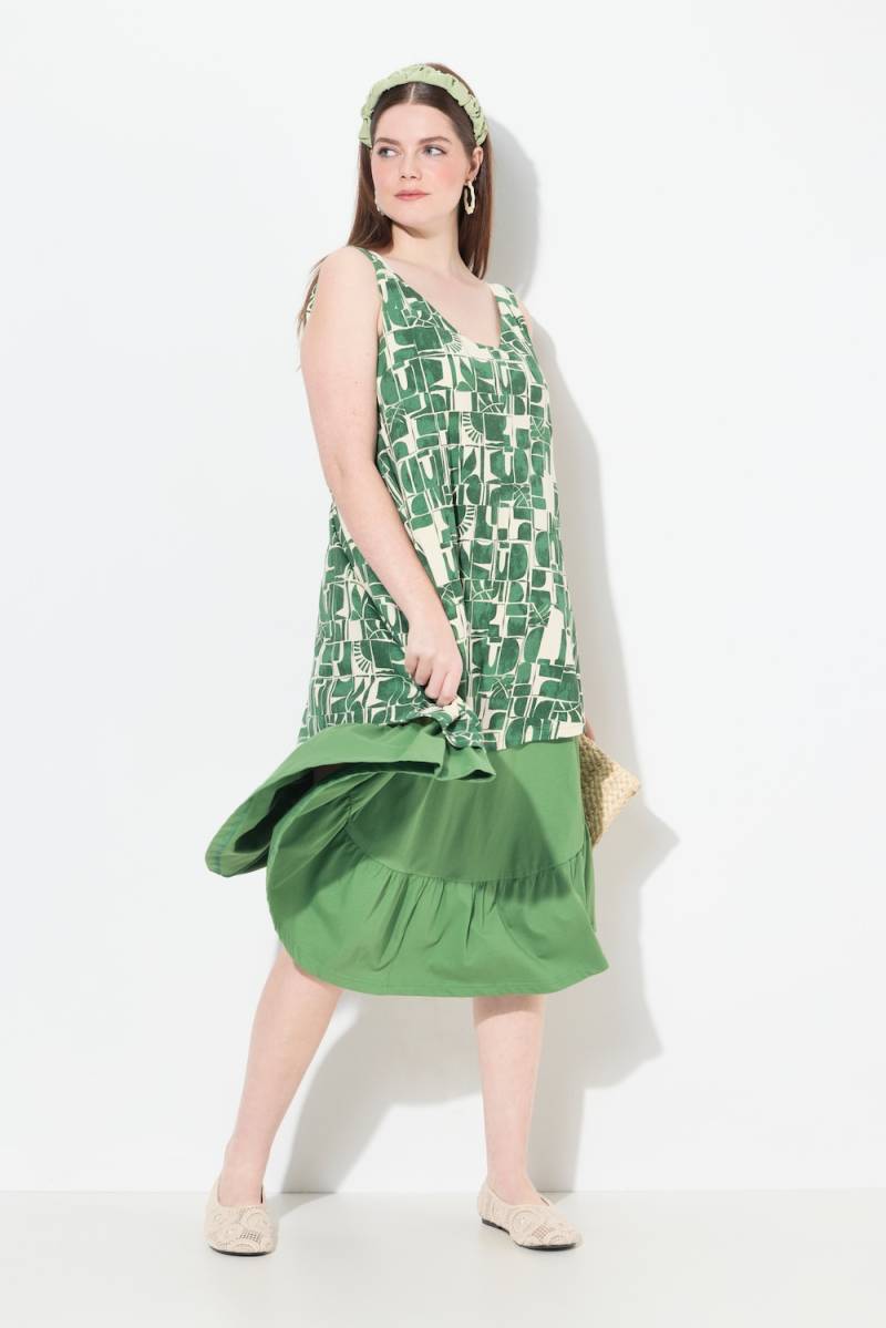 Große Größen Midikleid, Damen, grün, Größe: 54/56, Baumwolle, Ulla Popken von Ulla Popken