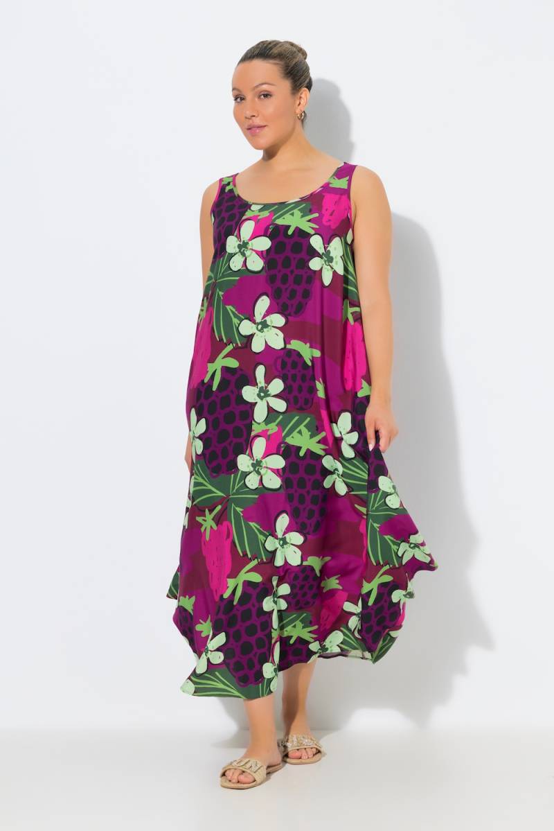 Große Größen Midikleid, Damen, rot, Größe: 46/48, Viskose, Ulla Popken von Ulla Popken