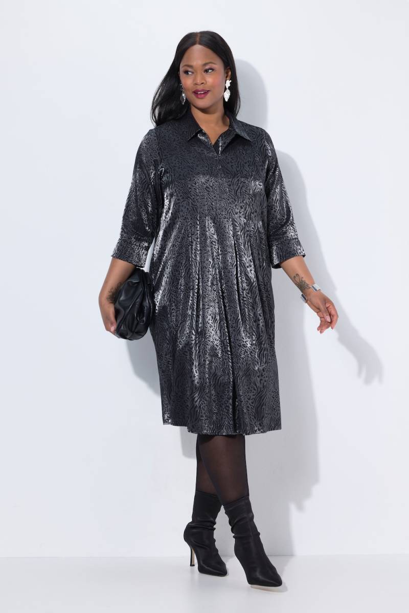 Große Größen Midikleid, Damen, schwarz, Größe: 42/44, Viskose/Synthetische Fasern, Ulla Popken Große Größen Midikleid, Damen, schwarz, Größe: 42/44, Viskose/Synthetische Fasern, Ulla Popken von Ulla Popken