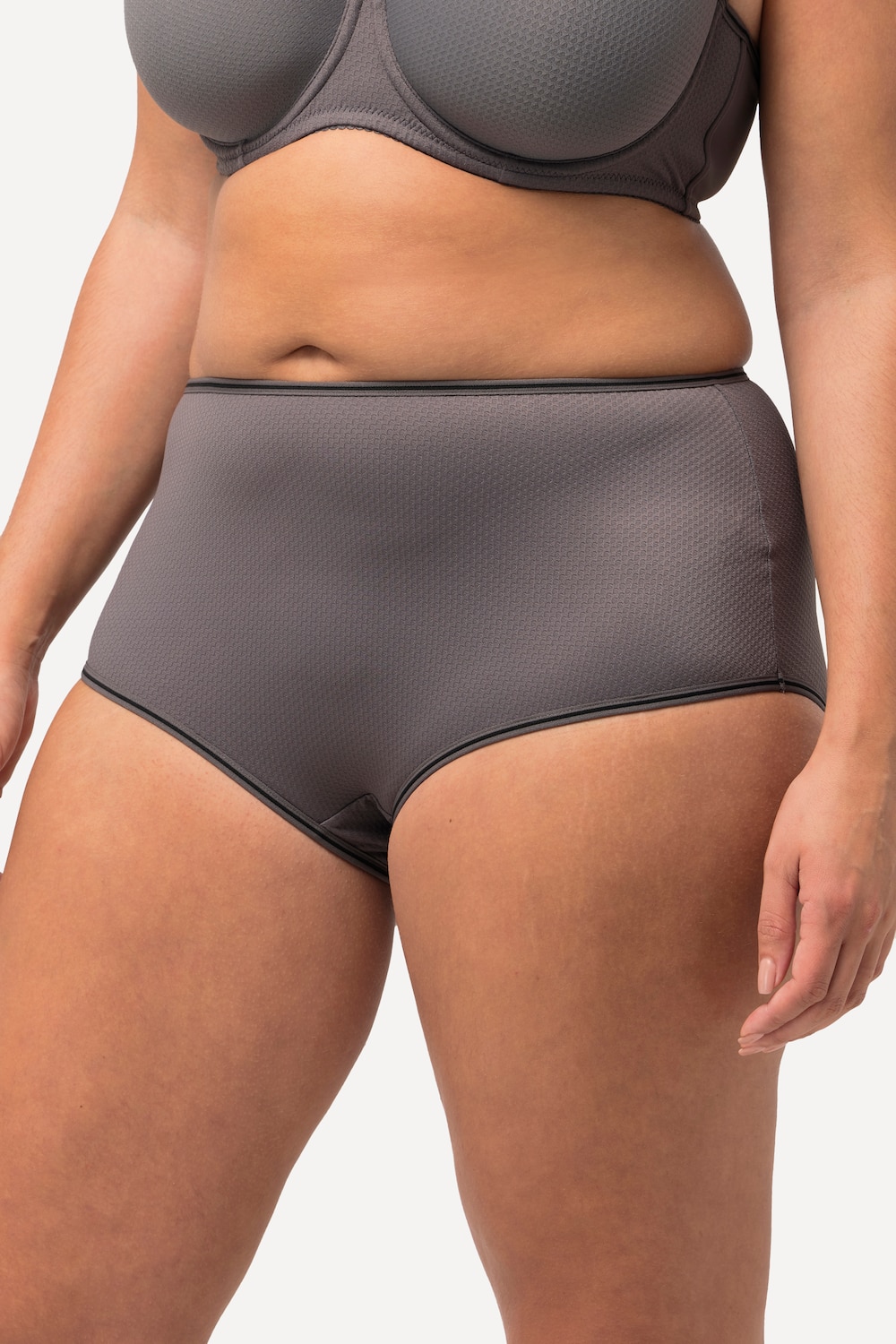 Große Größen Midislip, Damen, braun, Größe: 50/52, Baumwolle/Synthetische Fasern/Elasthan, Ulla Popken Große Größen Midislip, Damen, braun, Größe: 50/52, Baumwolle/Synthetische Fasern/Elasthan, Ulla Popken von Ulla Popken