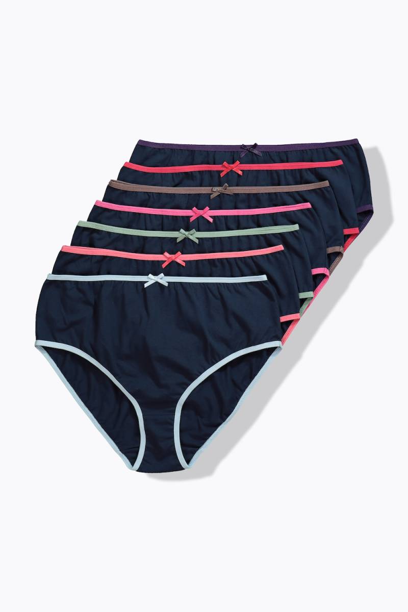 Große Größen Midislips, Damen, blau, Größe: 42/44, Baumwolle, Ulla Popken von Ulla Popken