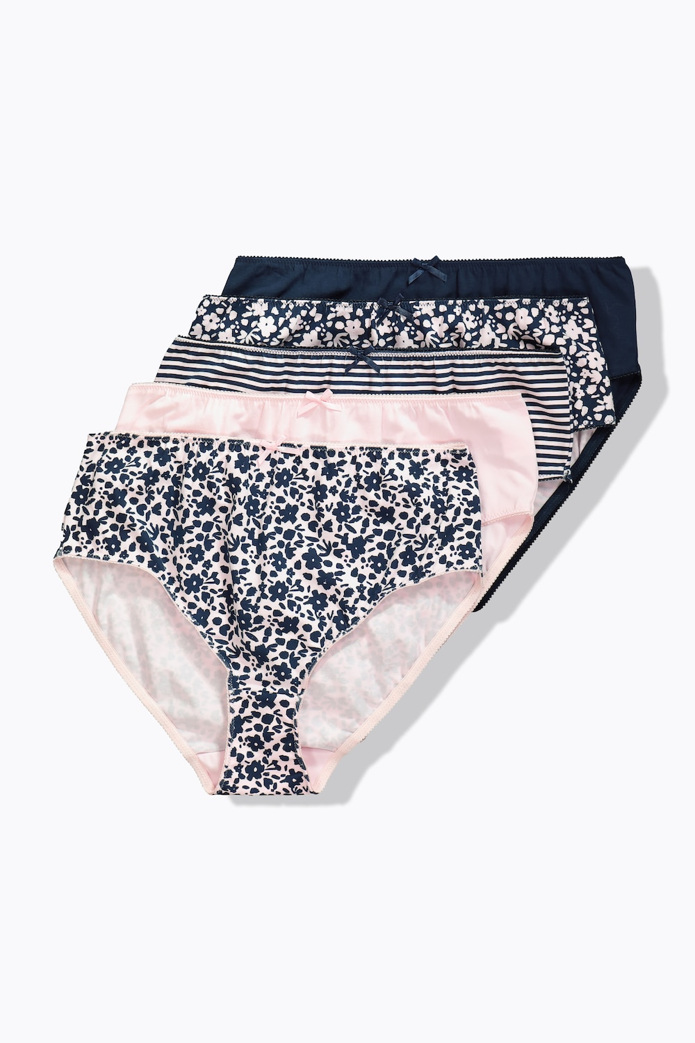 Große Größen Midislips, Damen, blau, Größe: 58/60, Baumwolle, Ulla Popken von Ulla Popken