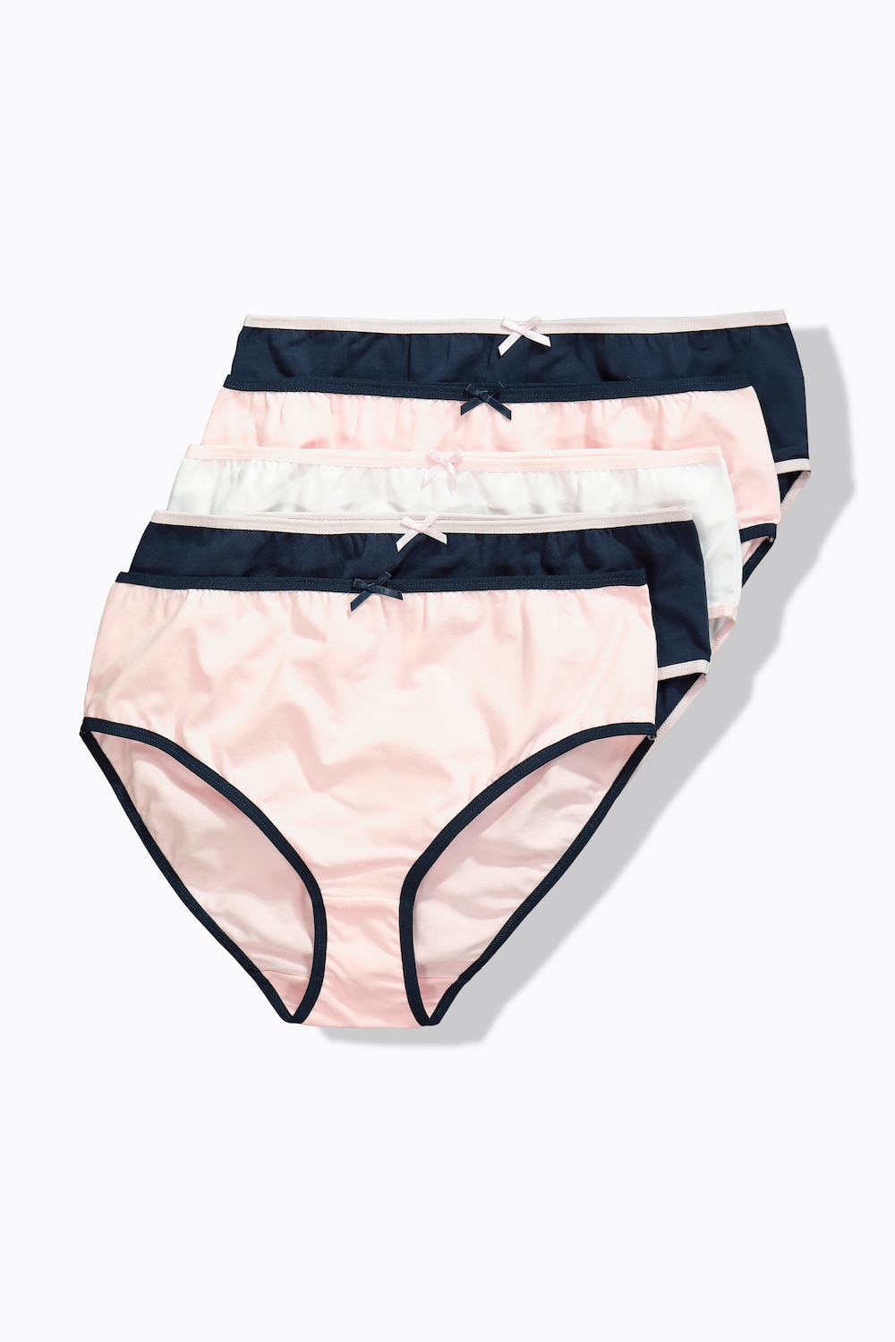 Große Größen Midislips, Damen, blau, Größe: 66/68, Baumwolle, Ulla Popken von Ulla Popken