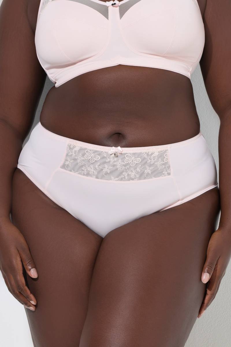 Große Größen Midislips, Damen, rosa, Größe: 54/56, Baumwolle/Synthetische Fasern/Elasthan, Ulla Popken von Ulla Popken