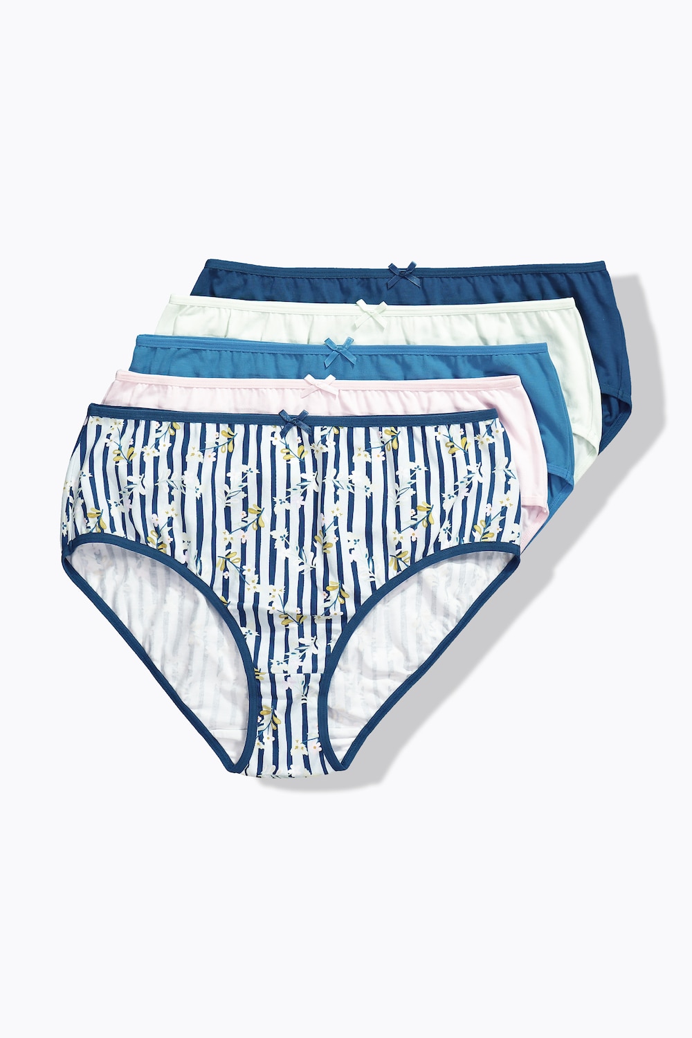 Große Größen Midislips, Damen, türkis, Größe: 54/56, Baumwolle, Ulla Popken von Ulla Popken