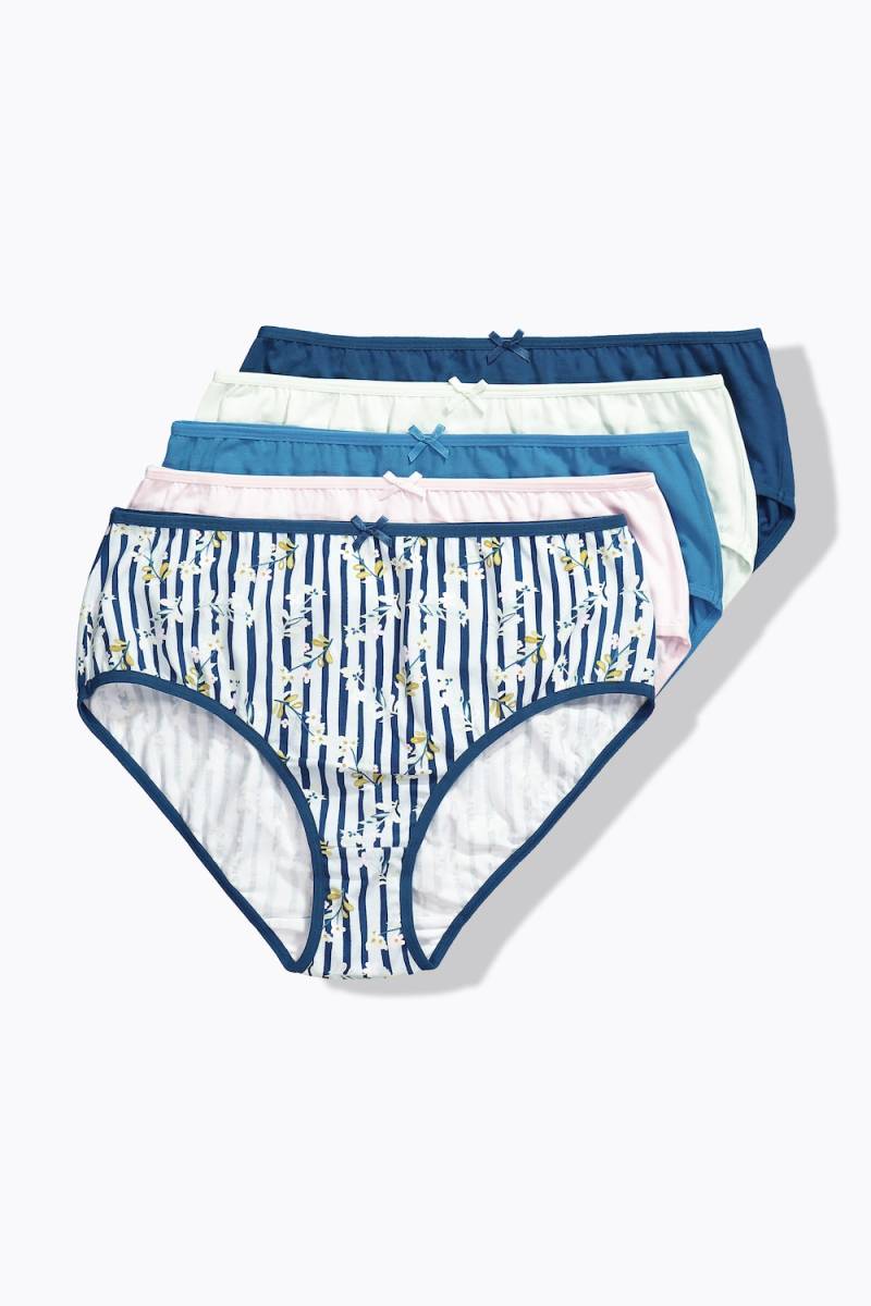 Große Größen Midislips, Damen, türkis, Größe: 62/64, Baumwolle, Ulla Popken von Ulla Popken