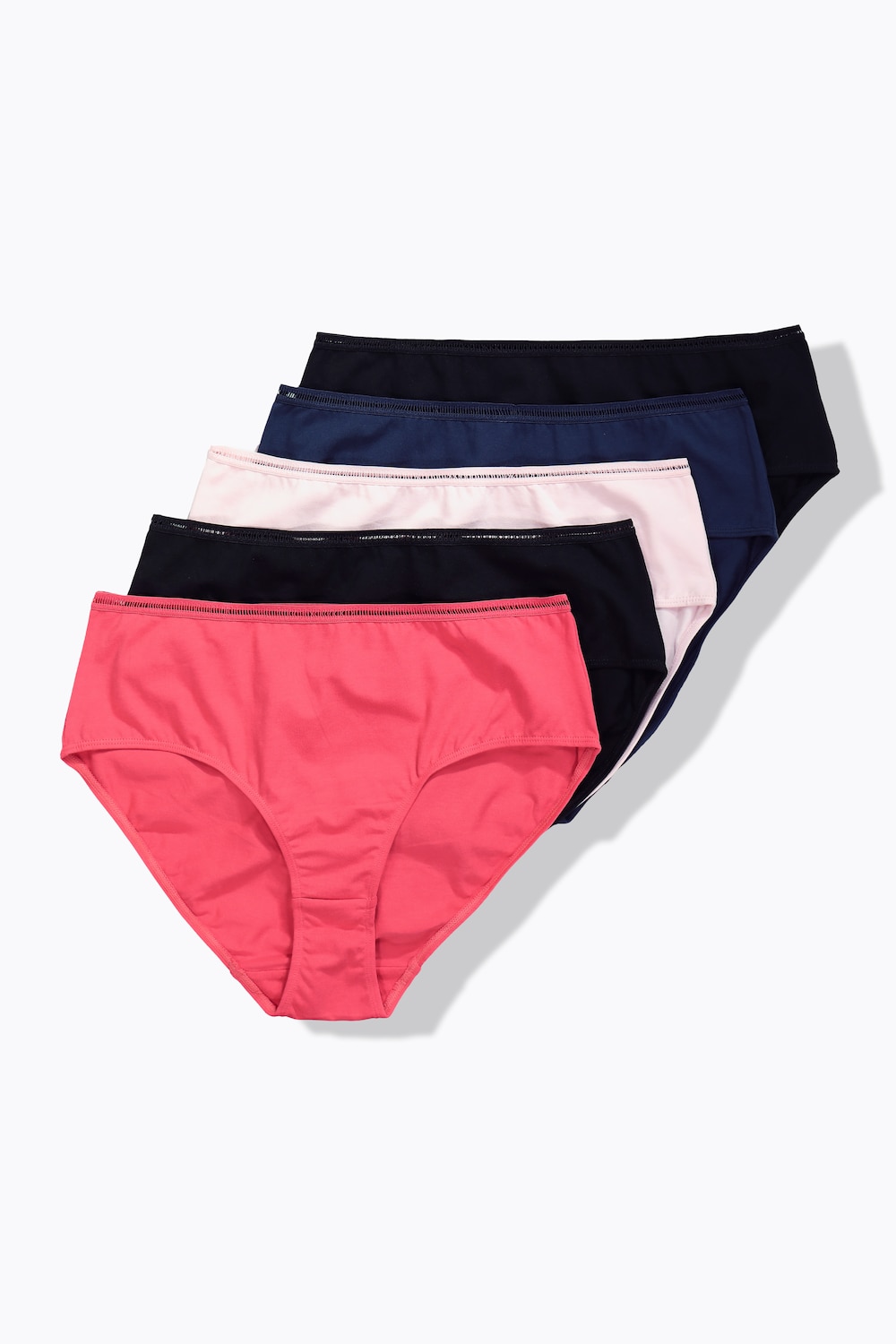 Große Größen Midislips, Damen, weiß, Größe: 58/60, Baumwolle, Ulla Popken von Ulla Popken