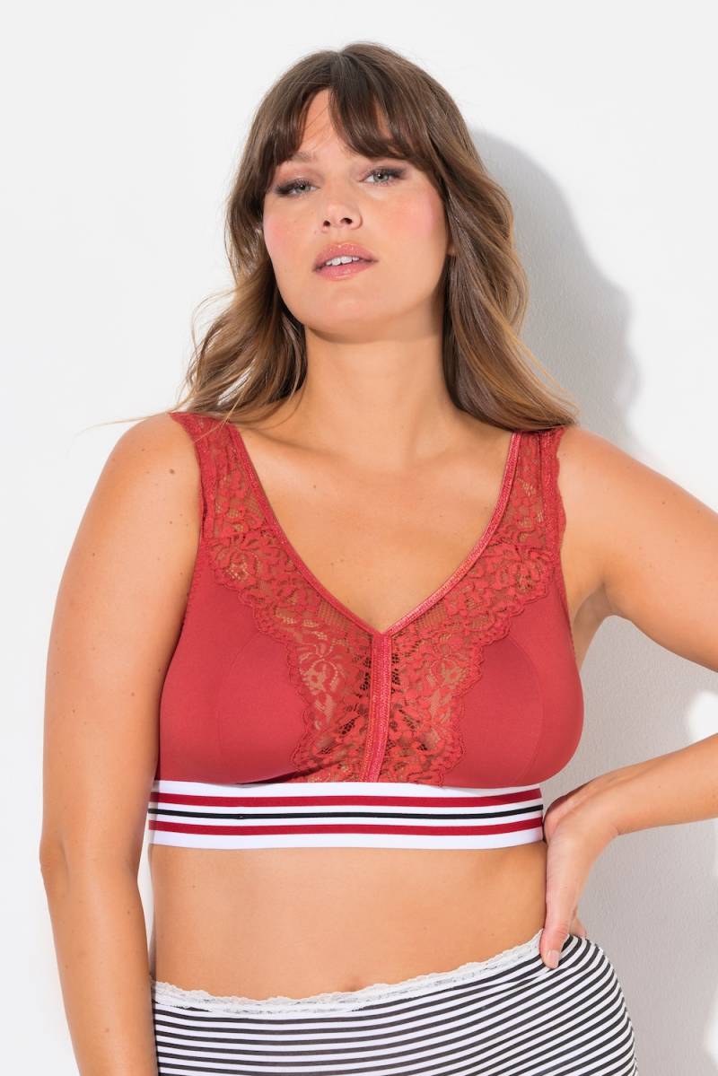 Große Größen Minimizer-Bralette, Damen, rot, Größe: 105D, Synthetische Fasern/Elasthan, Ulla Popken Große Größen Minimizer-Bralette, Damen, rot, Größe: 105D, Synthetische Fasern/Elasthan, Ulla Popken von Ulla Popken