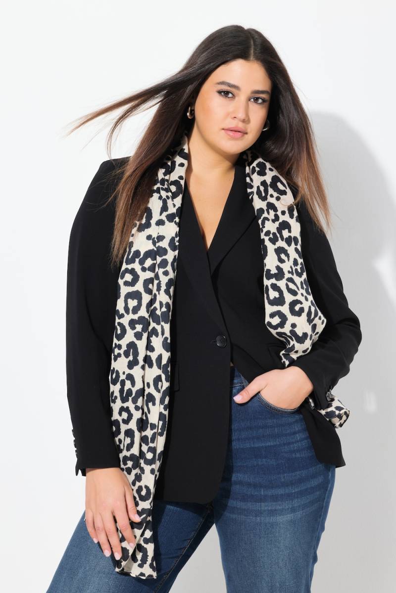 Große Größen Musselin-Schal, Damen, grau, Größe: One Size, Baumwolle, Ulla Popken von Ulla Popken