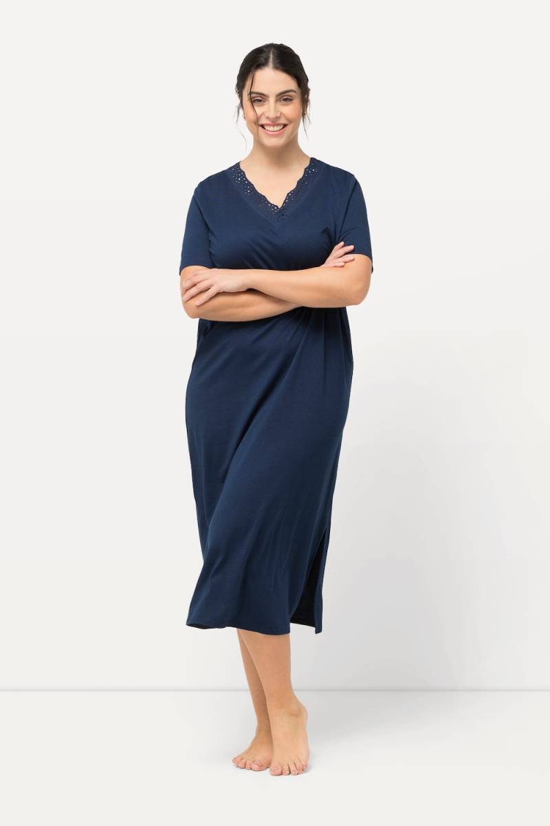 Große Größen Nachthemd, Damen, blau, Größe: 54/56, Baumwolle/Synthetische Fasern, Ulla Popken Große Größen Nachthemd, Damen, blau, Größe: 54/56, Baumwolle/Synthetische Fasern, Ulla Popken von Ulla Popken