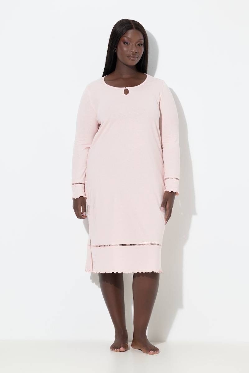 Große Größen Nachthemd, Damen, orange, Größe: 50/52, Baumwolle, Ulla Popken von Ulla Popken