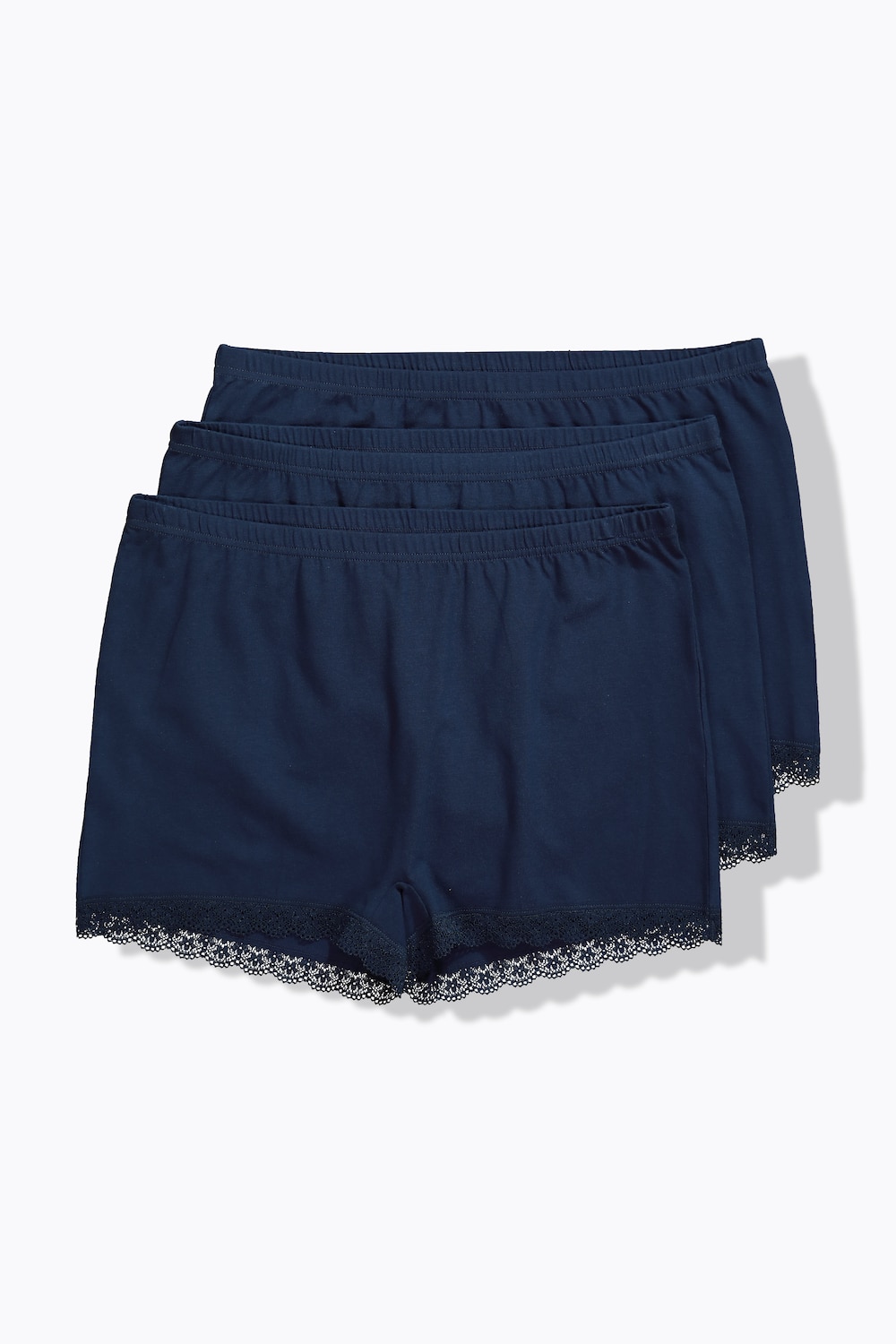 Große Größen Pantys, Damen, blau, Größe: 50/52, Baumwolle/Synthetische Fasern/Elasthan, Ulla Popken von Ulla Popken