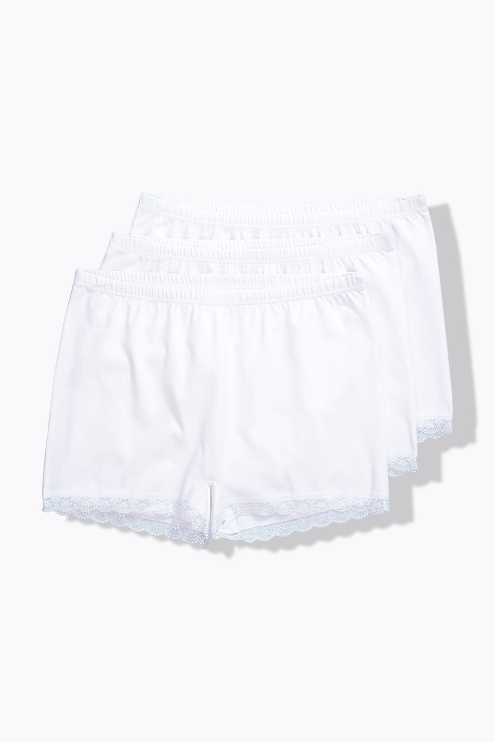 Große Größen Pantys, Damen, weiß, Größe: 42/44, Baumwolle/Synthetische Fasern/Elasthan, Ulla Popken von Ulla Popken