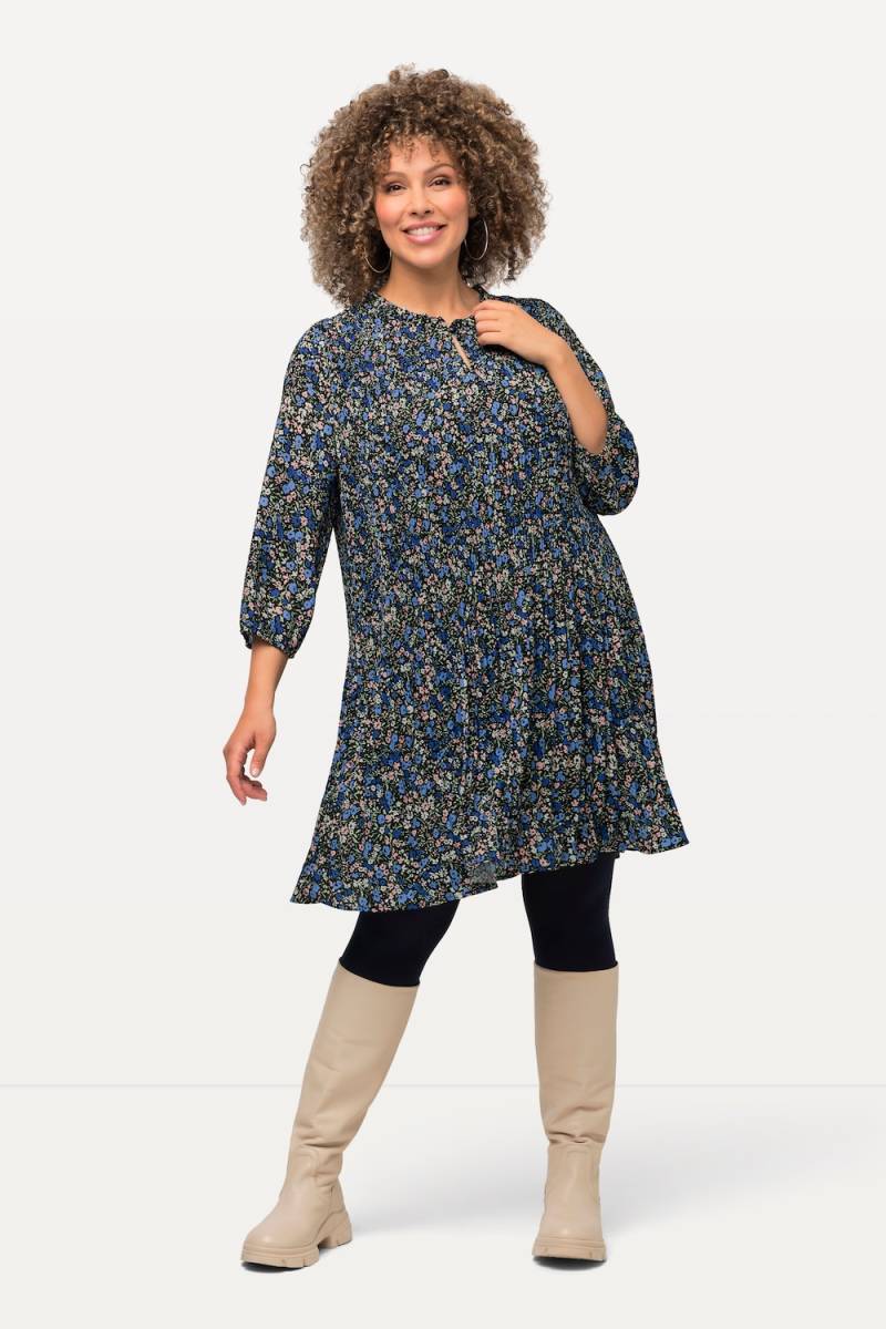 Große Größen Plissee-Minikleid, Damen, blau, Größe: 46/48, Polyester/Viskose, Ulla Popken Große Größen Plissee-Minikleid, Damen, blau, Größe: 46/48, Polyester/Viskose, Ulla Popken von Ulla Popken