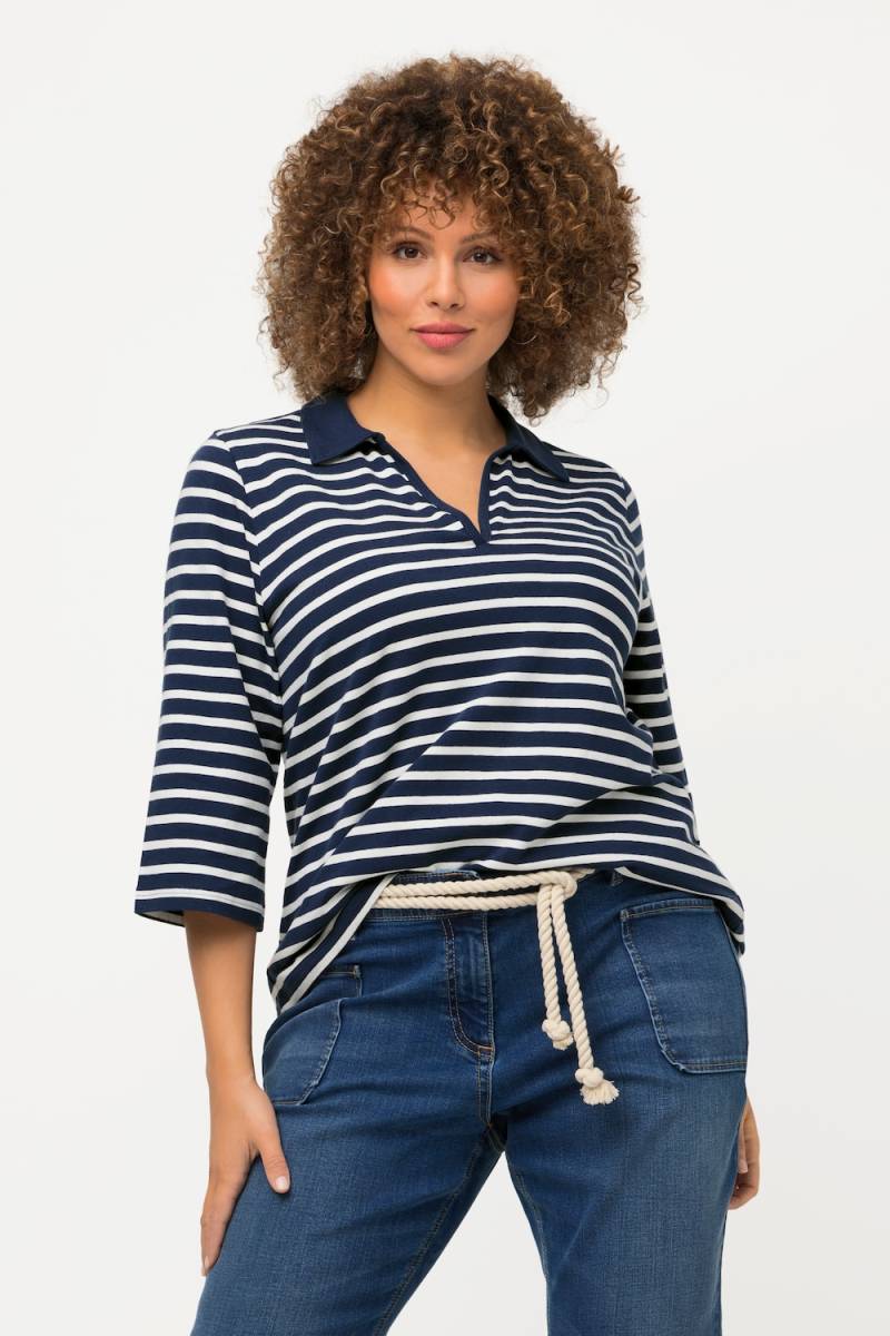 Große Größen Poloshirt, Damen, blau, Größe: 46/48, Baumwolle, Ulla Popken Große Größen Poloshirt, Damen, blau, Größe: 46/48, Baumwolle, Ulla Popken von Ulla Popken