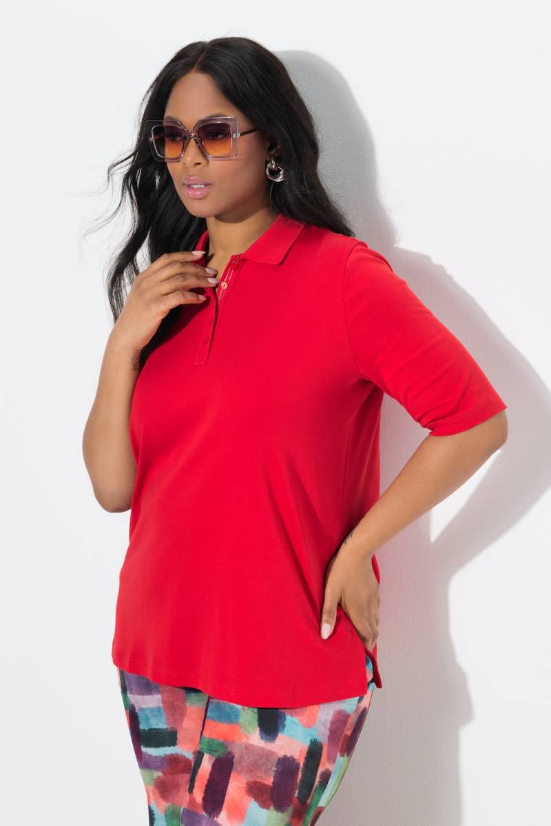Große Größen Poloshirt, Damen, rot, Größe: 46/48, Baumwolle, Ulla Popken Große Größen Poloshirt, Damen, rot, Größe: 46/48, Baumwolle, Ulla Popken von Ulla Popken