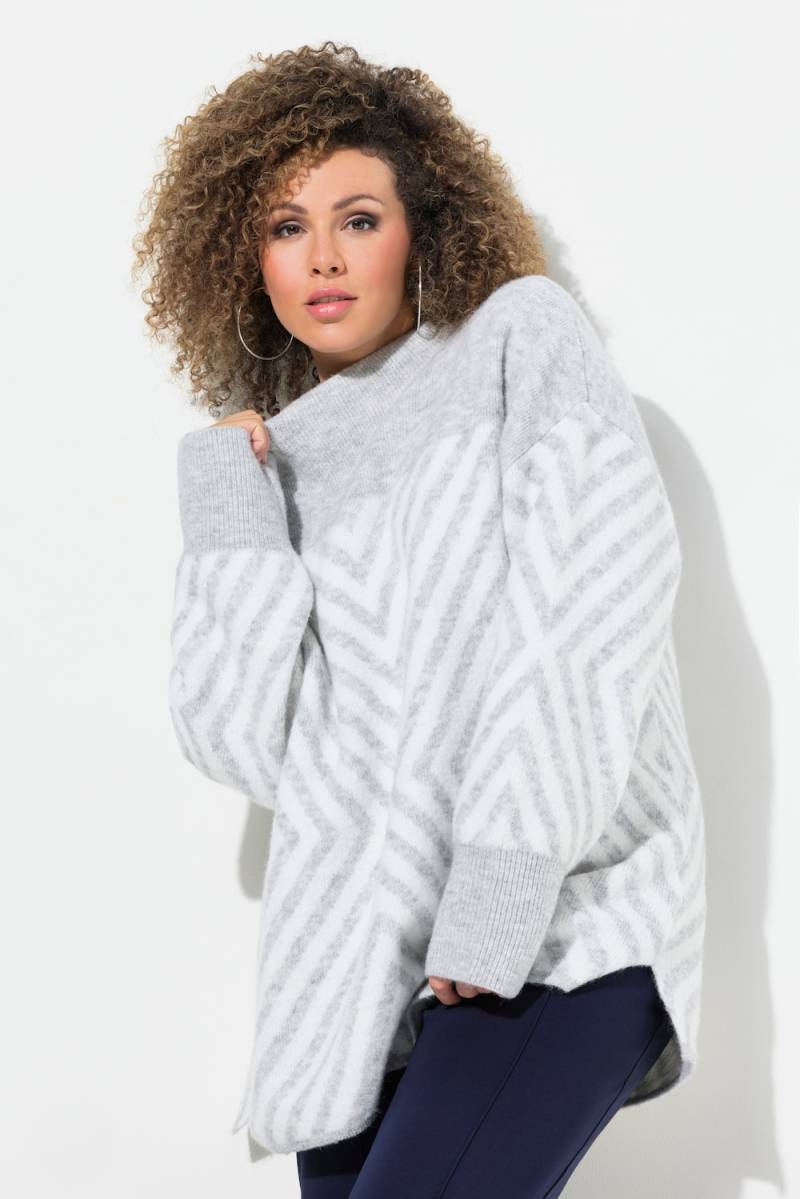 Große Größen Pullover, Damen, beige, Größe: 46/48, Synthetische Fasern, Ulla Popken von Ulla Popken