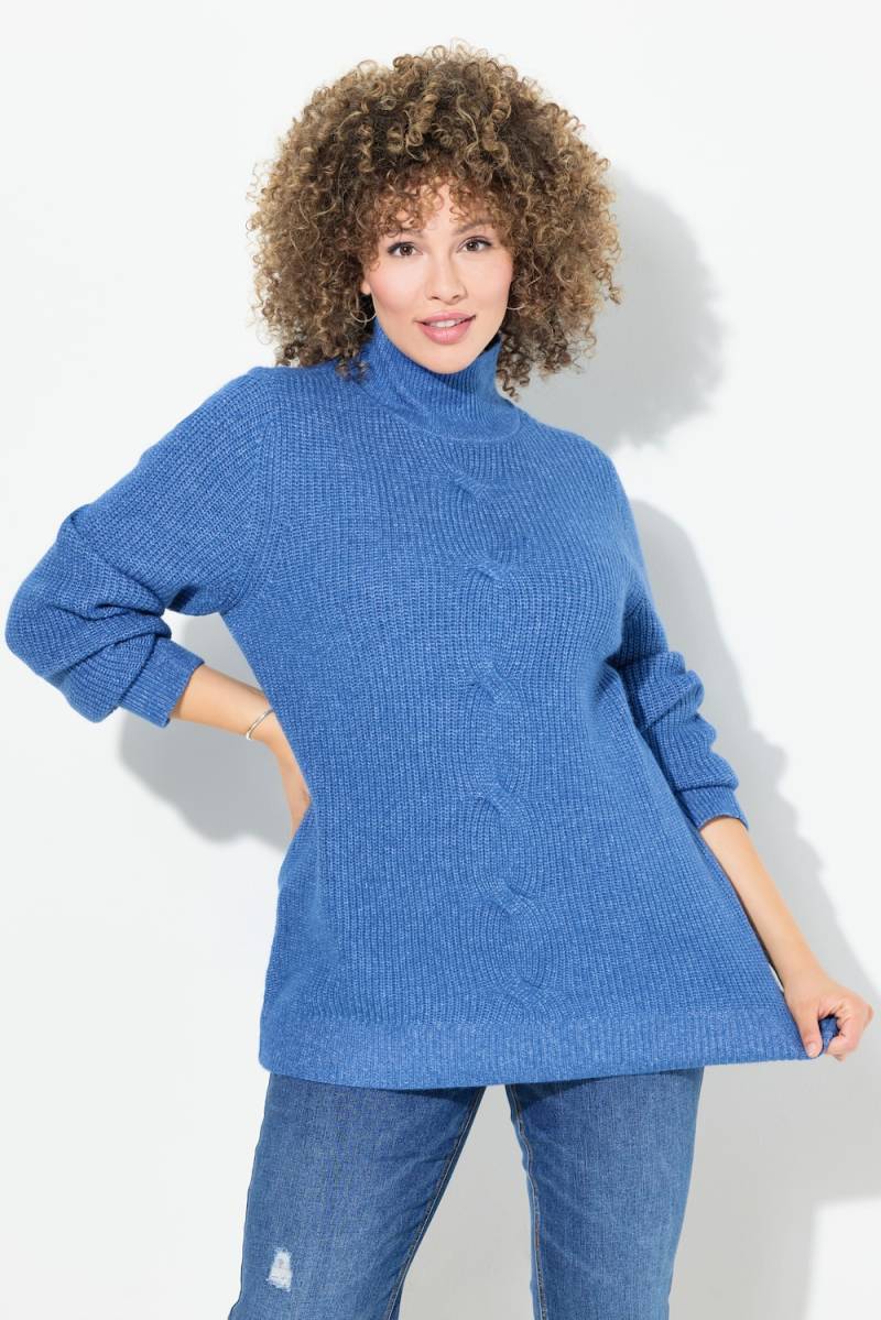 Große Größen Pullover, Damen, blau, Größe: 50/52, Synthetische Fasern/Polyester, Ulla Popken Große Größen Pullover, Damen, blau, Größe: 50/52, Synthetische Fasern/Polyester, Ulla Popken von Ulla Popken
